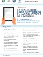 Seminario: La realidad del libro electrónico en las bibliotecas de Argentina