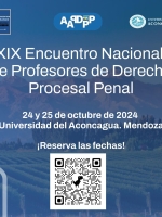 19° Encuentro Nacional de Profesores de Derecho Procesal Penal