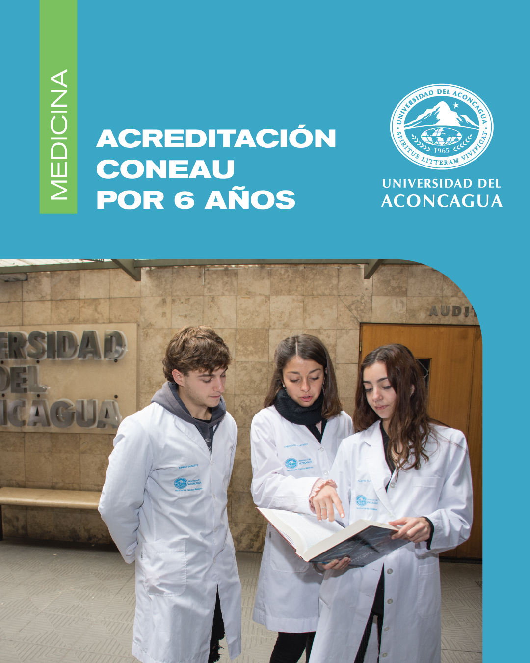 La carrera de Medicina de la Facultad de Ciencias Médicas obtuvo la acreditación máxima otorgada por la CONEAU